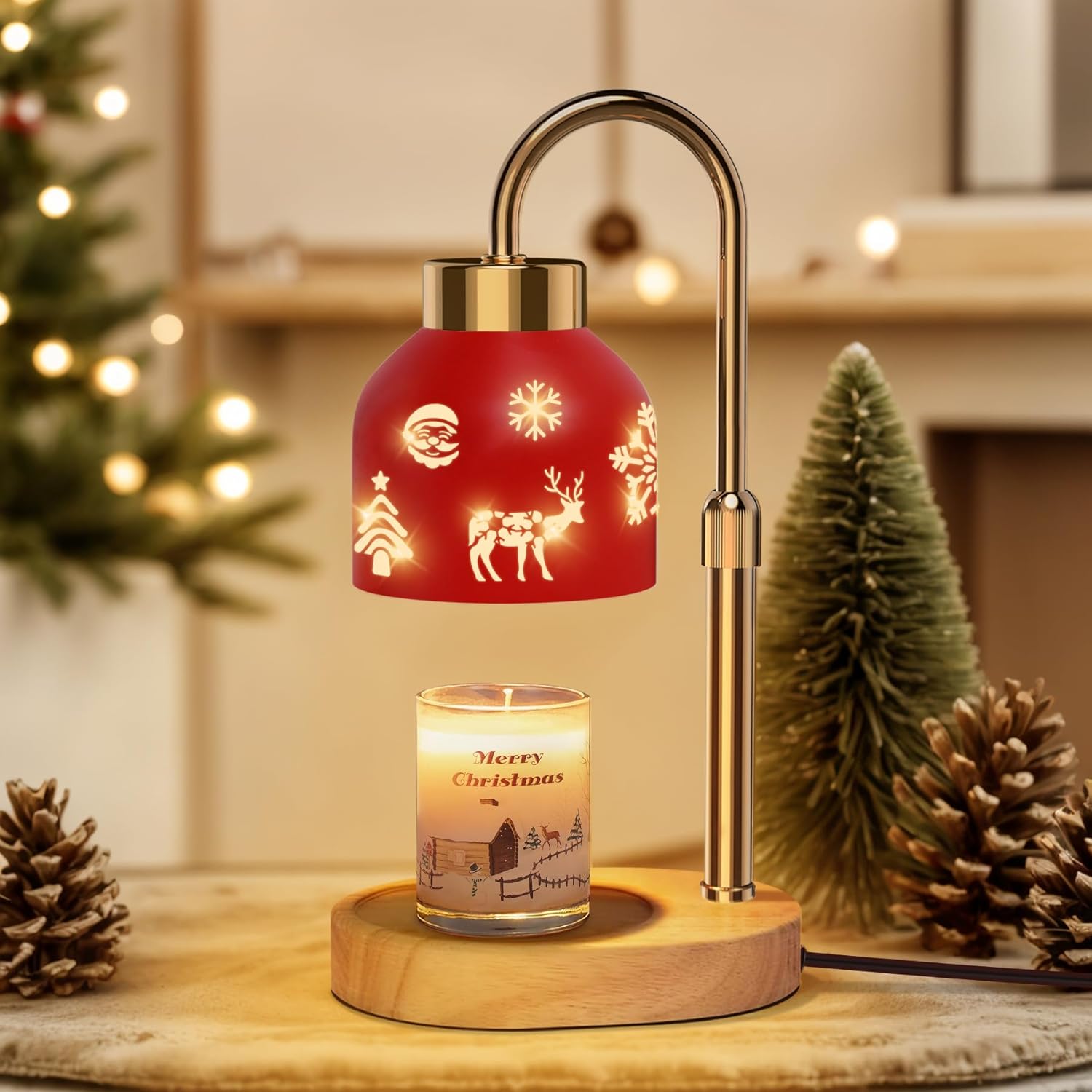 Loowoko Candle Warmer Lamp, Timable & Dimmable Wax Melter Gift!